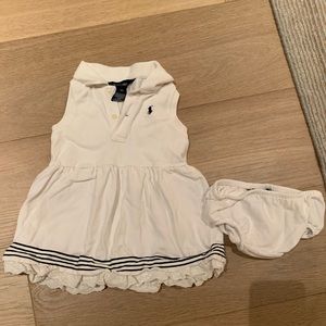 Polo white dress 18 month